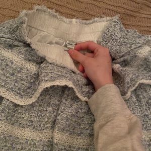 FLORAL (WHITE/GREEN) AERIE- XS SMALL WOMENS